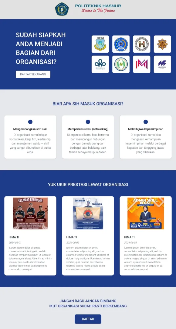 Sistem Pendaftaran Ormawa